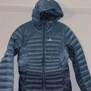 Salomon Blue Puffer Jacket